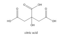 柠檬酸结构式