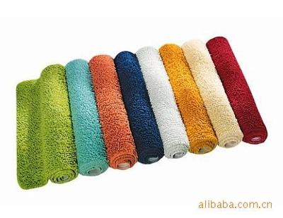 超细纤维厨房素色地垫吸水防滑厨房彩色涤纶地毯