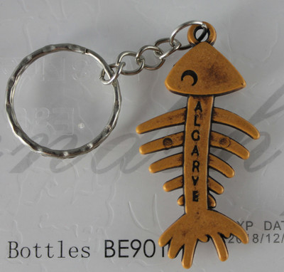 钥匙圈鱼骨 产品批发商行 创意小礼品 新型钥匙扣挂件赠品市场
