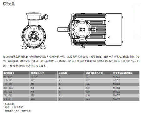 1MT0001高效变频电机接线盒