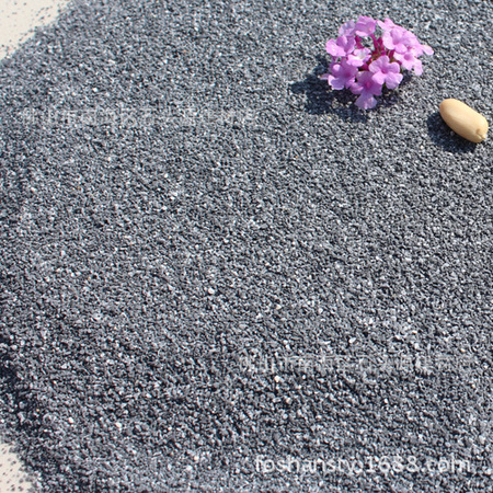 工业工艺用彩砂 0.5-1mm天然黑色沙子