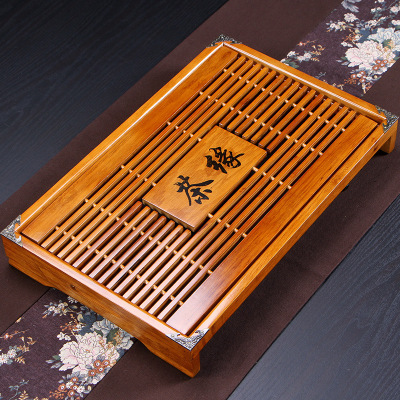 实木茶台茶具茶盘特价功夫茶海抽屉式排水特价