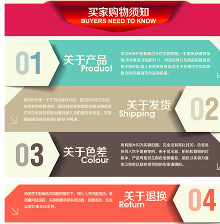 购物须知图