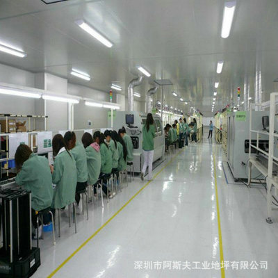中山沙溪电镀厂环氧自流平防静电 彩色艺术地坪 阿斯夫专业施工队
