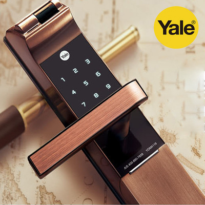新品Yale耶鲁YDM4116指纹锁 密码钥匙App四合一智能电子门锁7116