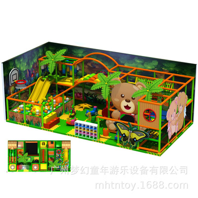 小型主题淘气堡游乐设备大型室内淘气堡儿童乐园游乐设施球池定制
