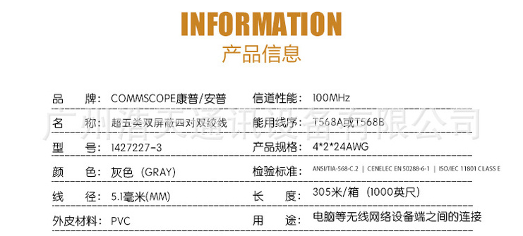 安普超五类双屏蔽网线详情_02