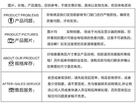 问题，图片，库存，服务