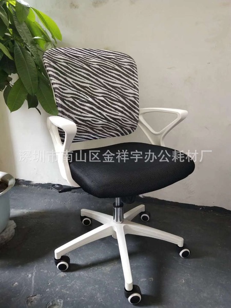 白色电脑椅家用办公时尚简约-5