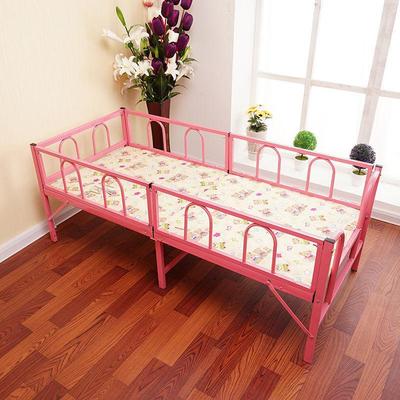 儿童床带护栏折叠床男孩女孩床公主床单人床简易拼接铁艺床幼儿床