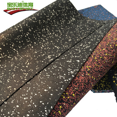 低价销售橡胶地板卷材健身房学校走廊防滑高密度无味橡胶地板卷材
