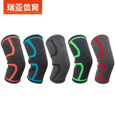 硅膠防滑運動護膝超薄透氣保暖可定LOGO籃球排球運動護具量大價優