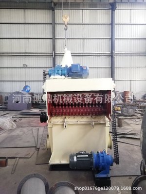 厂家热销800型强制进料木材粉碎机 厚木板硬木块破碎机
