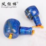 阿富汗青金 纯天然12-25mm 藏式三通佛头佛塔 佛珠DIY散珠 批发