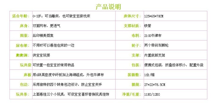 产品说明