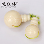 厂家直销 批发高仿象牙三通佛头 8-24MM 菩提子宗教 佛珠批发念珠