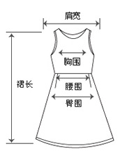 连衣裙测量
