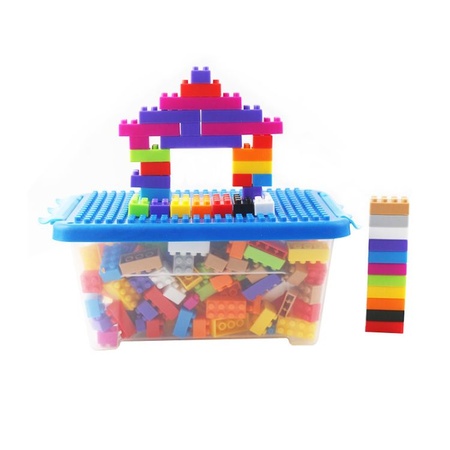 拼插积木 幼儿园益智早教玩具积木 儿童早教环保塑料小颗粒积木