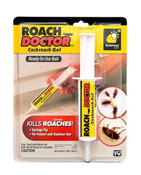 Roach doctor 蟑螂药 驱虫灭蟑螂 针筒型环保型氯虫精螂胶饵器
