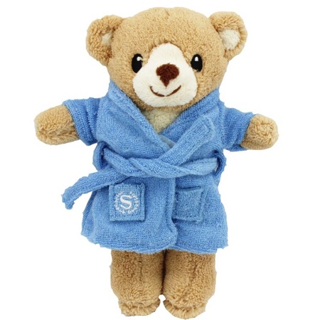 新款毛绒玩具定制动物酒店吉祥物泰迪熊小号毛巾布穿浴袍小熊公仔