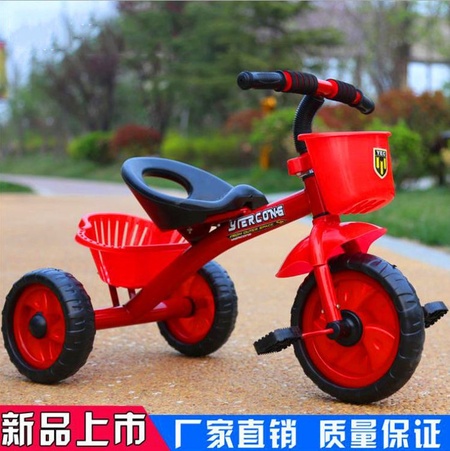 新款儿童三轮车1-3岁脚踏自行车小孩三轮车 童车厂Pedal tricycle