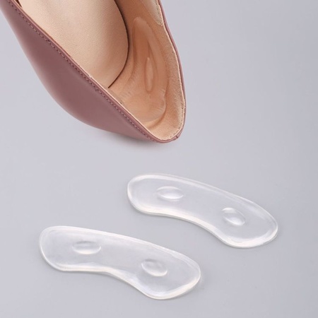 厂家直销透明硅胶后跟贴隐形高跟鞋贴防磨贴 随意贴硅胶鞋垫