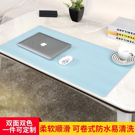 皮质办公桌垫 防水键盘铺垫超大号鼠标垫皮革写字台垫可定制logo