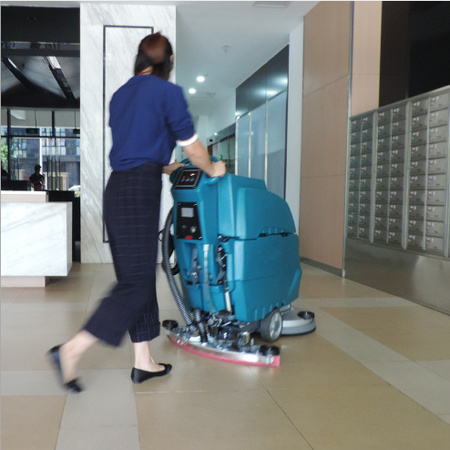 厂家上海洁驰A3手推式洗地机清洁设备地面清洁洗地机 (1)