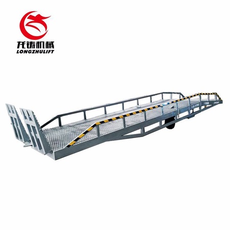 产地货源集装箱装卸货平台 物流装卸平台调节板 10吨移动式登车桥