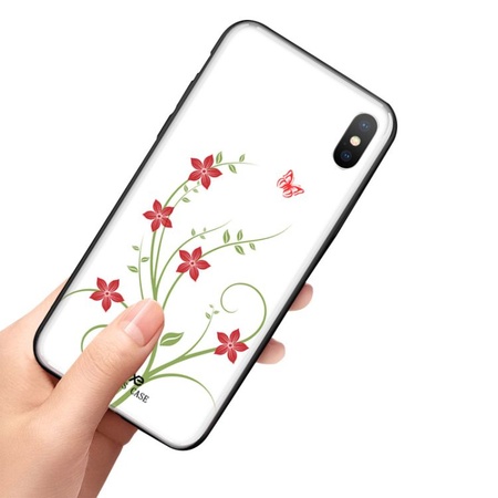 nxe玻璃苹果手机壳iphoneX背壳7/8 plus彩绘壳定制iphone6S...