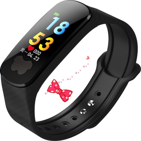 外贸版B37S女性心电血压监测彩屏智能手环PPG+ECG双心率测量手环