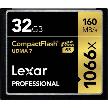雷克沙（Lexar）CF卡32G 1066X 160M 单反相机内存卡 CF存储...