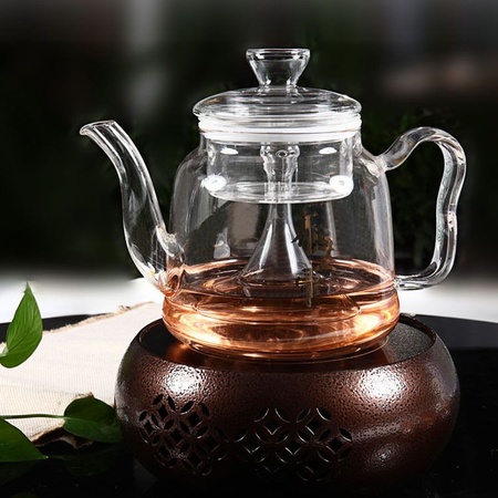 蒸茶壶玻璃耐热电陶炉煮茶器家用防爆蒸汽煮茶壶玻璃茶具厂家批发