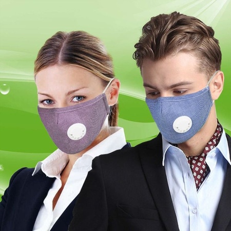 健康型无泄漏PM2.5活性炭呼吸阀抗菌防雾霾PM2.5防粉尘防护口罩