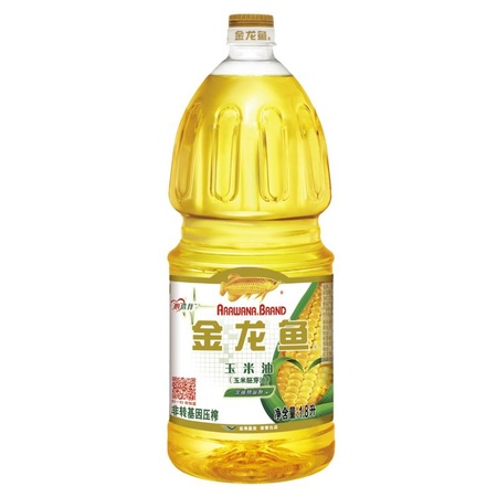 金龙鱼玉米油非转基因食用油1.8L富含植物甾醇玉米胚芽油批发团购