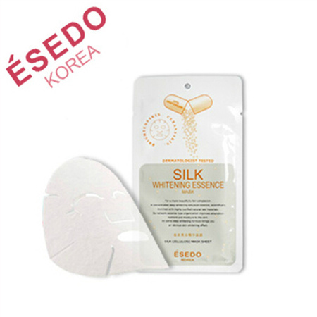 ESEDO愛倩蠶絲美白面膜批發 補水保濕修護多功效面貼膜 水解蠶絲