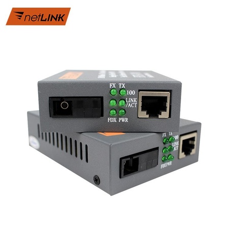 netlink HTB-3100 A/B百兆单模单纤 光纤收发器 光电转换器1对