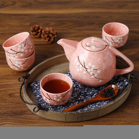 金中泰陶瓷日式茶具套装家用酒店釉下彩功夫茶杯中式大号茶壶套装