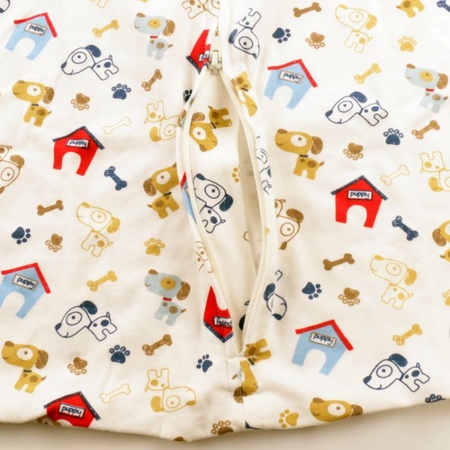 新款印花纯棉包被睡袋婴儿襁褓包巾新生儿用品卡思卡抱被拉链睡袋