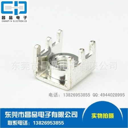 批发PCB压铆焊接端子 螺母型接线端子 六脚PCB-6m6螺母焊接端子
