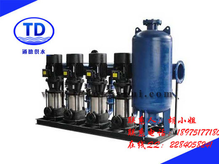 供应南京二次加压供水设备,安装维护一体化