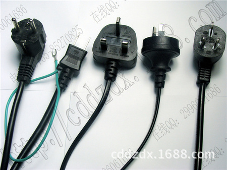 供应国标CCC欧规VDE美式UL认证电源线插头线