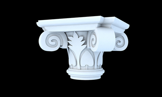 广州grc 罗马柱 欧式柱头柱础 欧式构件