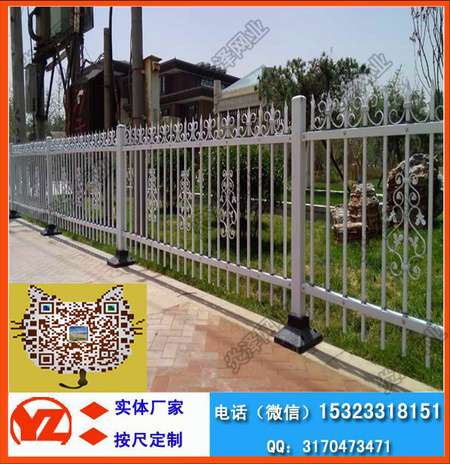 潮汕厂家-小区锌钢围栏-烤漆围墙铁栏杆价格