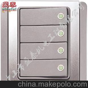 施耐德 奇胜 都会E3000 银灰 荧光二位双联单控 E3032H1(FGGS)