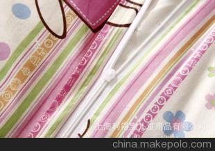 幼儿园儿童床上用品三件套 全棉被子 枕套 床单 卡通快乐相随红色