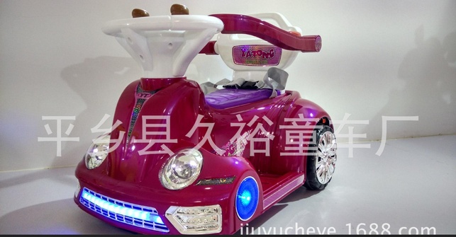 儿童瓦力车四轮汽车电动玩具遥控一对一带语音早教可坐带护栏