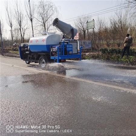 22马力洒水车 电动四轮雾炮洒水车厂家