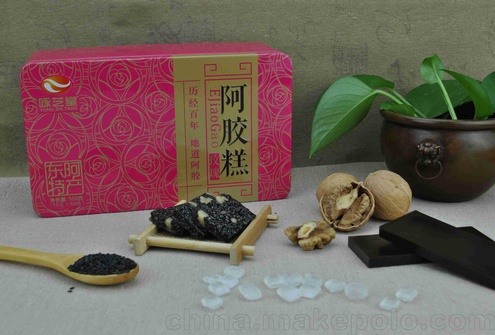 咏芝堂铁盒阿胶糕玫瑰型