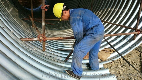 马蹄形裕泰镀锌波纹涵管规格    钢波纹管涵施工技术先进